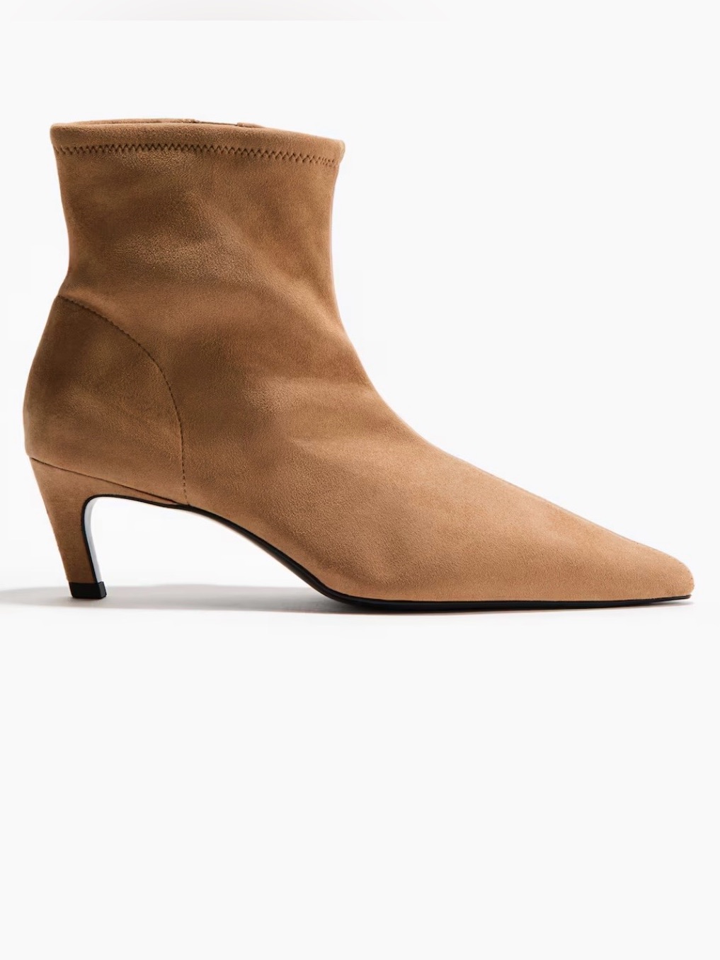 Kitten Heeled Sock Boots